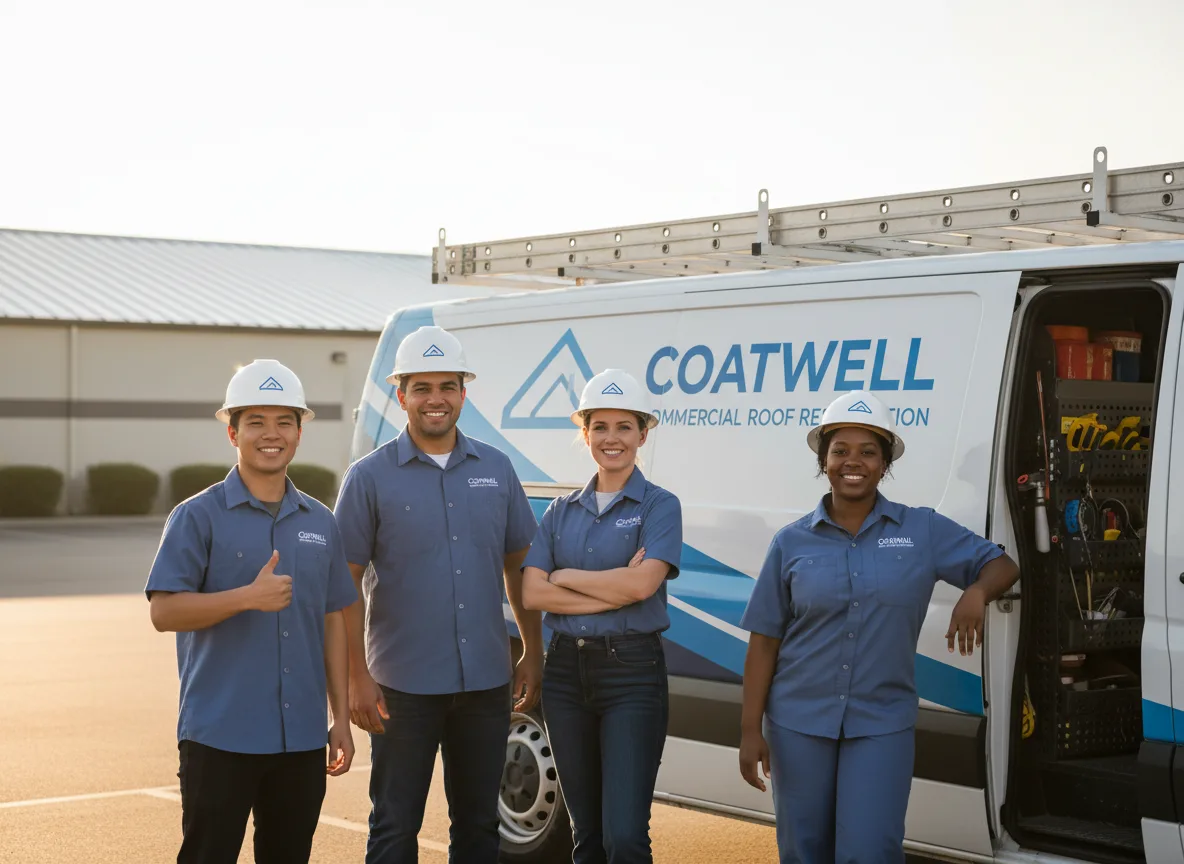 Commercial roof coating company in Loganville, WI